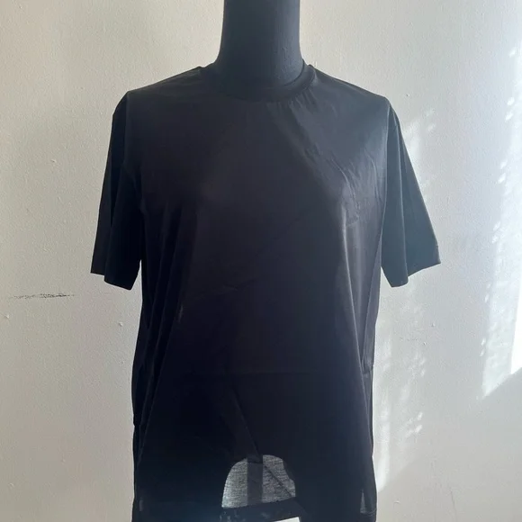 Prada Black Short-Sleeve Crewneck T-Shirt - Picture 4 of 8